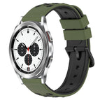 For Samsung  Galaxy Watch4 Classic 42mm / Army Green + Black