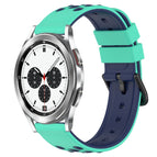For Samsung  Galaxy Watch4 Classic 42mm / Lime Green+Blue