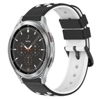 For Samsung  Galaxy Watch4 Classic 46mm / Black+White
