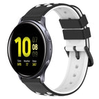 For Samsung Galaxy Watch Active2 40mm / Black+White