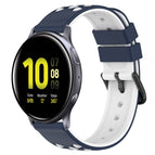 For Samsung Galaxy Watch Active2 40mm / Midnight Blue + White