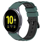 For Samsung Galaxy Watch Active2 44mm / Olive Green+Black