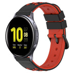 For Samsung Galaxy Watch Active2 44mm / Black+Red
