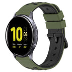 For Samsung Galaxy Watch Active2 44mm / Army Green + Black