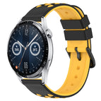 For Huawei Watch GT3 46mm / Black+Yellow