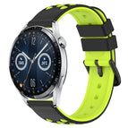 For Huawei Watch GT3 46mm / Black+Lime Green