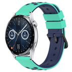 For Huawei Watch GT3 46mm / Lime Green+Blue