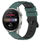 For Huawei Watch 3 Pro / Olive Green+Black