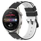 For Huawei Watch 3 Pro / Black+White