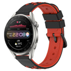 For Huawei Watch 3 Pro / Black+Red
