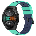 For Huawei Watch GT 2E / Lime Green+Blue