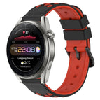 For Huawei Watch 3 Pro New / Black+Red