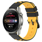 For Huawei Watch 3 Pro New / Black+Yellow
