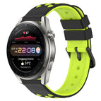 For Huawei Watch 3 Pro New / Black+Lime Green