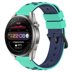 For Huawei Watch 3 Pro New / Lime Green+Blue
