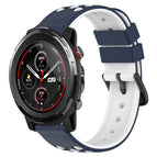 For Amazfit 3 / Midnight Blue + White
