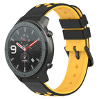 For Amazfit GTR 47mm / Black+Yellow