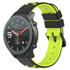 For Amazfit GTR 47mm / Black+Lime Green