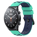 For Xiaomi MI Watch S1 / Lime Green+Blue