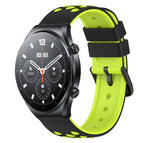 For Xiaomi MI Watch S1 Pro / Black+Lime Green