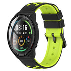 For Xiaomi MI Watch Color / Black+Lime Green