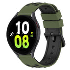 For Samsung Galaxy Watch5 44mm / Red+Black