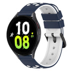 For Samsung Galaxy Watch5 44mm / Midnight Blue + White