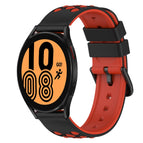 For Samsung Galaxy Watch4 44mm / Black+White