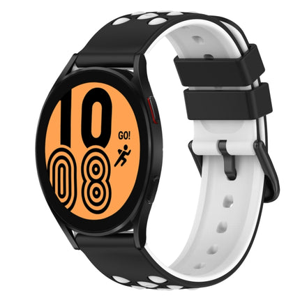 22mm Two-Color Silicone Watch Band, For Samsung Galaxy Watch4 40mm, For Samsung  Galaxy Watch4 Classic 42mm