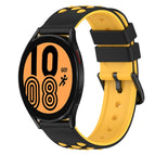 For Samsung Galaxy Watch4 40mm / Black+Red