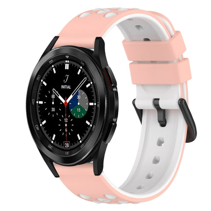 22mm Two-Color Silicone Watch Band, For Samsung Galaxy Watch4 40mm, For Samsung  Galaxy Watch4 Classic 42mm
