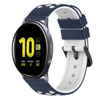 For Samsung Galaxy Watch Active2 44mm / Midnight Blue + White