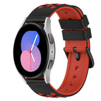 For Samsung Galaxy Watch 42mm / Black+White