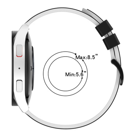 22mm Two-Color Silicone Watch Band, For Garmin Vivomove Sport, For Garmin Venu 2 Plus