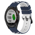 For Garmin Approach S40 / Midnight Blue + White