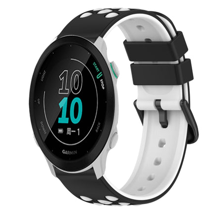 22mm Two-Color Silicone Watch Band, For Garmin Approach S40, For Garmin Forerunner 158