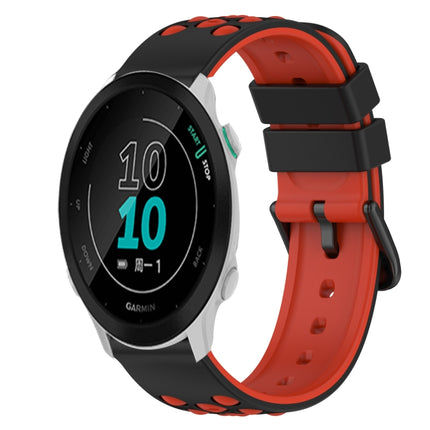 22mm Two-Color Silicone Watch Band, For Garmin Approach S40, For Garmin Forerunner 158