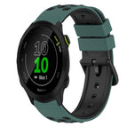 For Garmin Forerunner 55 / Olive Green + Black