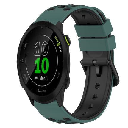 22mm Two-Color Silicone Watch Band, For Garmin Forerunner 55, For Garmin Venu