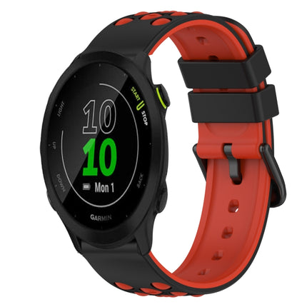 22mm Two-Color Silicone Watch Band, For Garmin Forerunner 55, For Garmin Venu