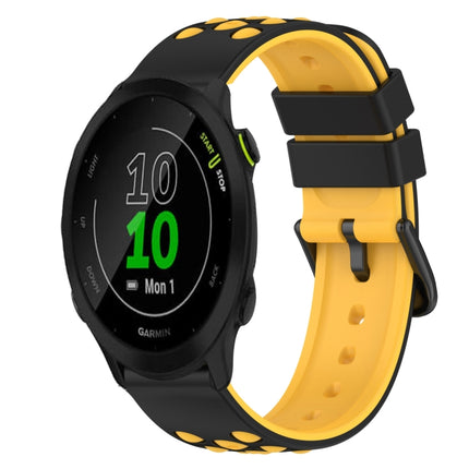 22mm Two-Color Silicone Watch Band, For Garmin Forerunner 55, For Garmin Venu