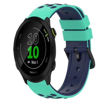 22mm Two-Color Silicone Watch Band, For Garmin Forerunner 55, For Garmin Venu