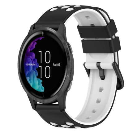 22mm Two-Color Silicone Watch Band, For Garmin Forerunner 55, For Garmin Venu