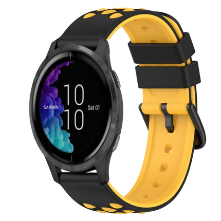 22mm Two-Color Silicone Watch Band, For Garmin Forerunner 55, For Garmin Venu