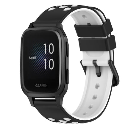 22mm Two-Color Silicone Watch Band, For Garmin Venu SQ, For Garmin Garminmove Luxe