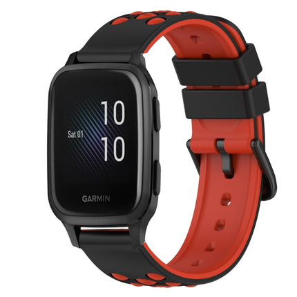 22mm Two-Color Silicone Watch Band, For Garmin Venu SQ, For Garmin Garminmove Luxe