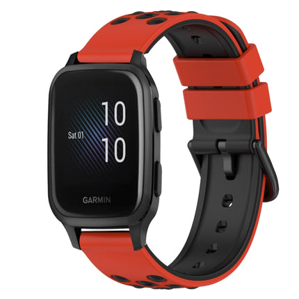 22mm Two-Color Silicone Watch Band, For Garmin Venu SQ, For Garmin Garminmove Luxe