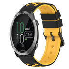 For Garmin Forerunner 645 Music / Black+Red
