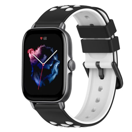 22mm Two-Color Silicone Watch Band, For Amazfit GTS 3, For Amazfit GTS 2E