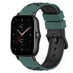 For Amazfit GTS 2E / Olive Green + Black